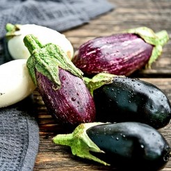 Aubergine mix